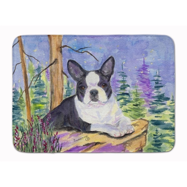 Carolines Treasures Boston Terrier Machine Washable Memory Foam Mat SS8638RUG - main
